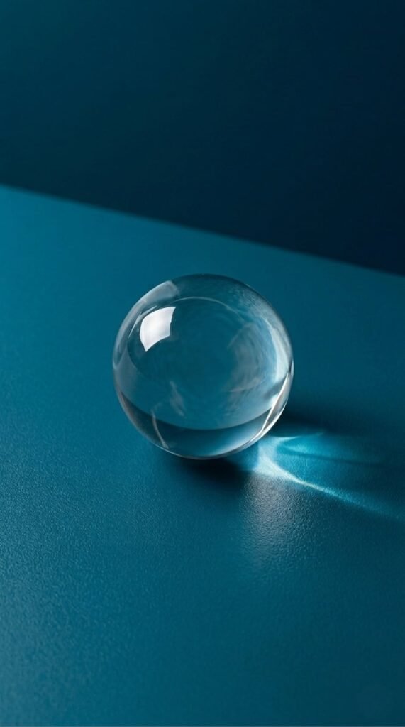Gelo esfera transparente para drinks
